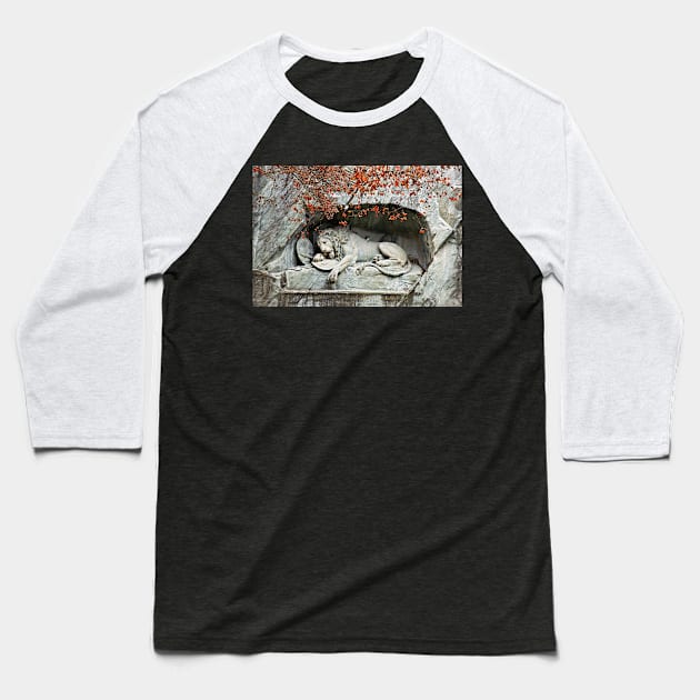 The lion sleeps tonight Baseball T-Shirt by Cretense72